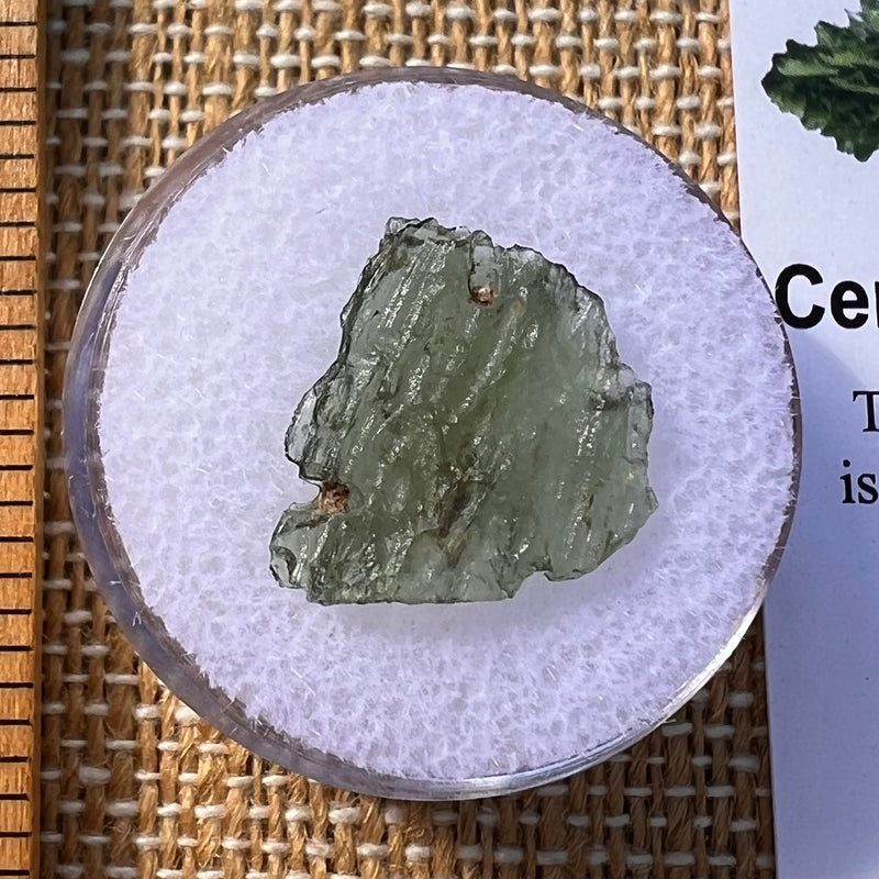 Moldavite 0.6 grams #2229-Moldavite Life