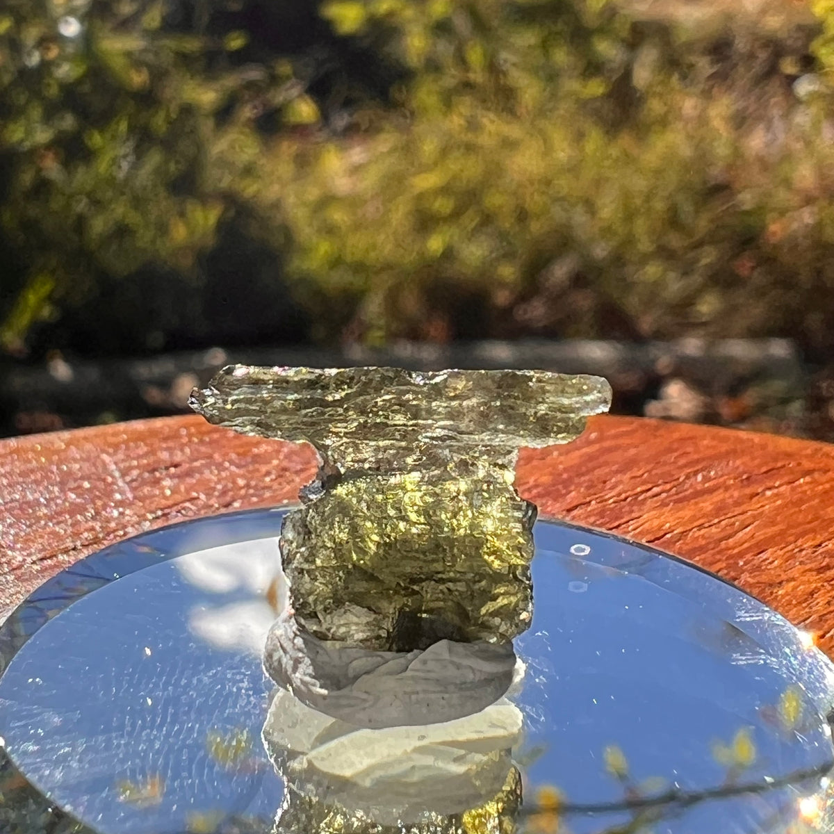 Moldavite 0.6 grams #2290-Moldavite Life