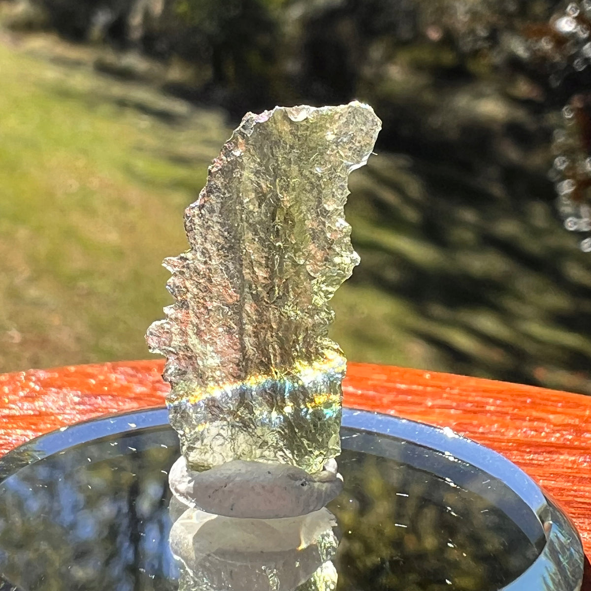 Moldavite 0.6 grams #2330-Moldavite Life