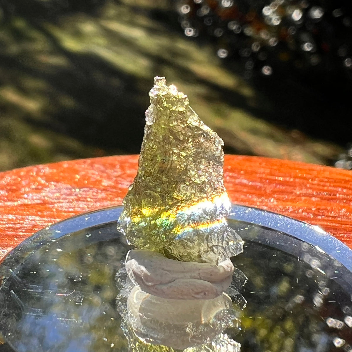 Moldavite 0.6 grams #2352-Moldavite Life