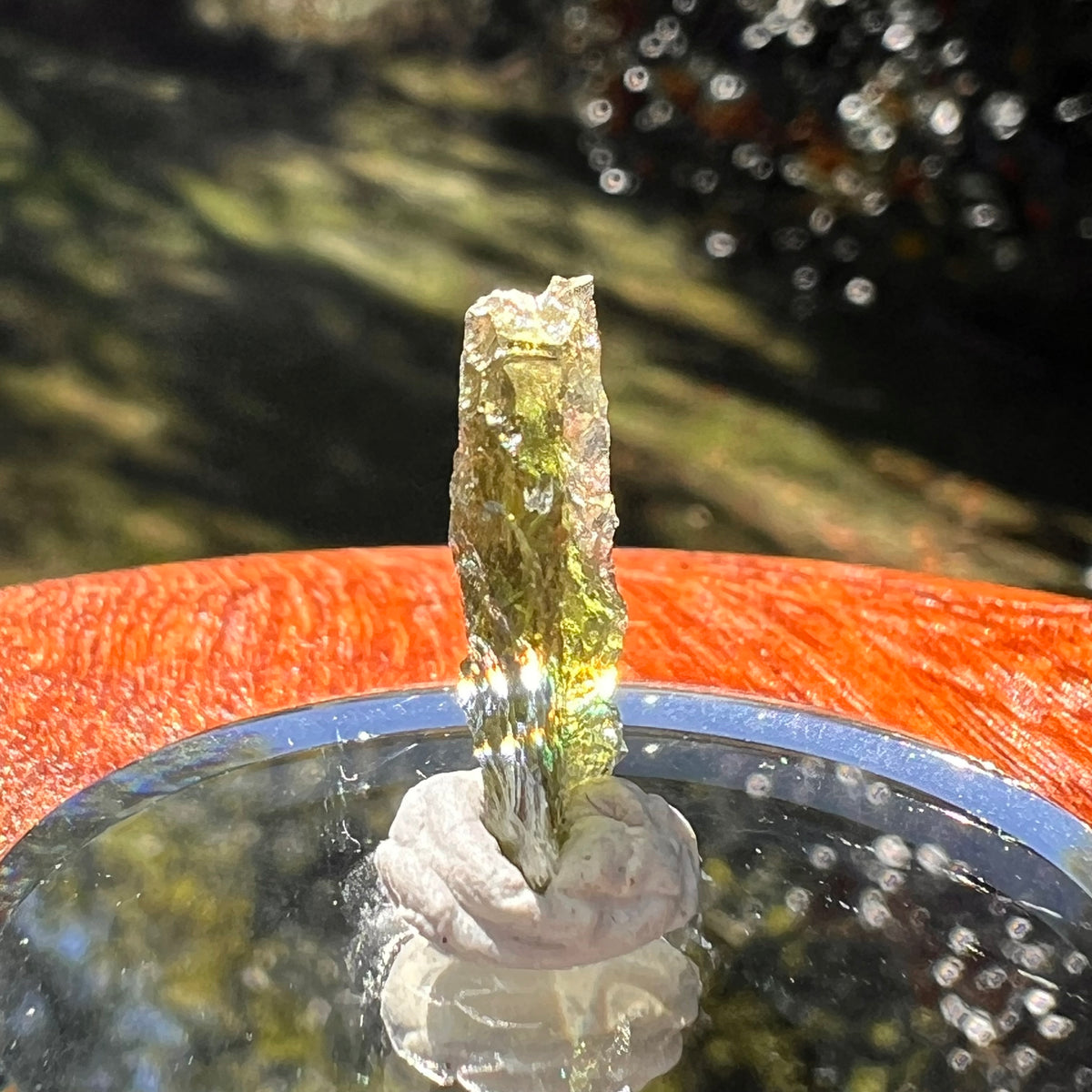 Moldavite 0.6 grams #2352-Moldavite Life