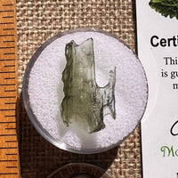 Moldavite 0.6 grams #2378-Moldavite Life