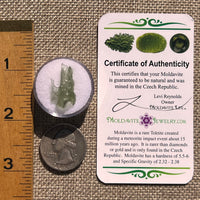 Moldavite 0.6 grams #2378-Moldavite Life