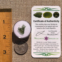Moldavite 0.6 grams #2379-Moldavite Life
