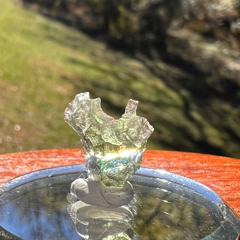Moldavite 0.6 grams #2379-Moldavite Life