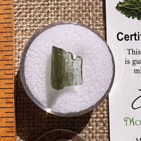 Moldavite 0.6 grams #2380-Moldavite Life