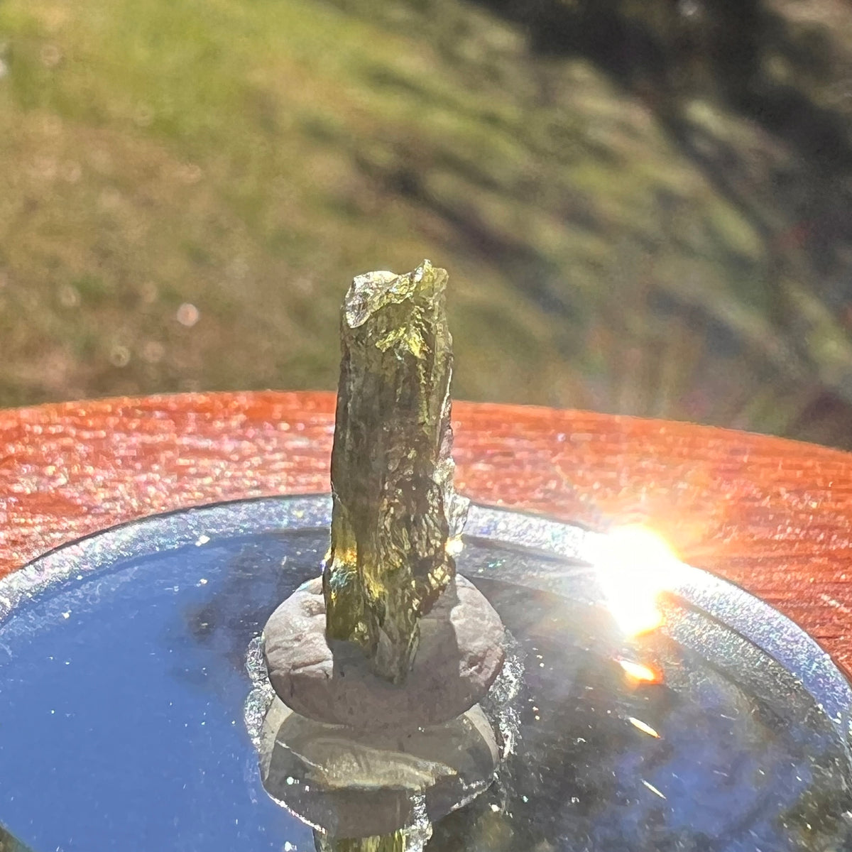 Moldavite 0.6 grams #2383-Moldavite Life