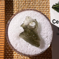 Moldavite 0.6 grams Natural Hole #2261-Moldavite Life
