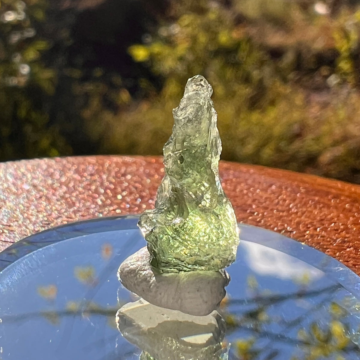 Moldavite 0.6 grams Natural Hole #2301-Moldavite Life