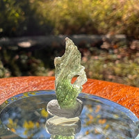 Moldavite 0.6 grams Natural Hole #2301-Moldavite Life