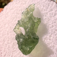 Moldavite 0.6 grams Natural Hole #2301-Moldavite Life