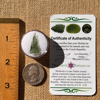 Moldavite 0.7 gram #2268-Moldavite Life