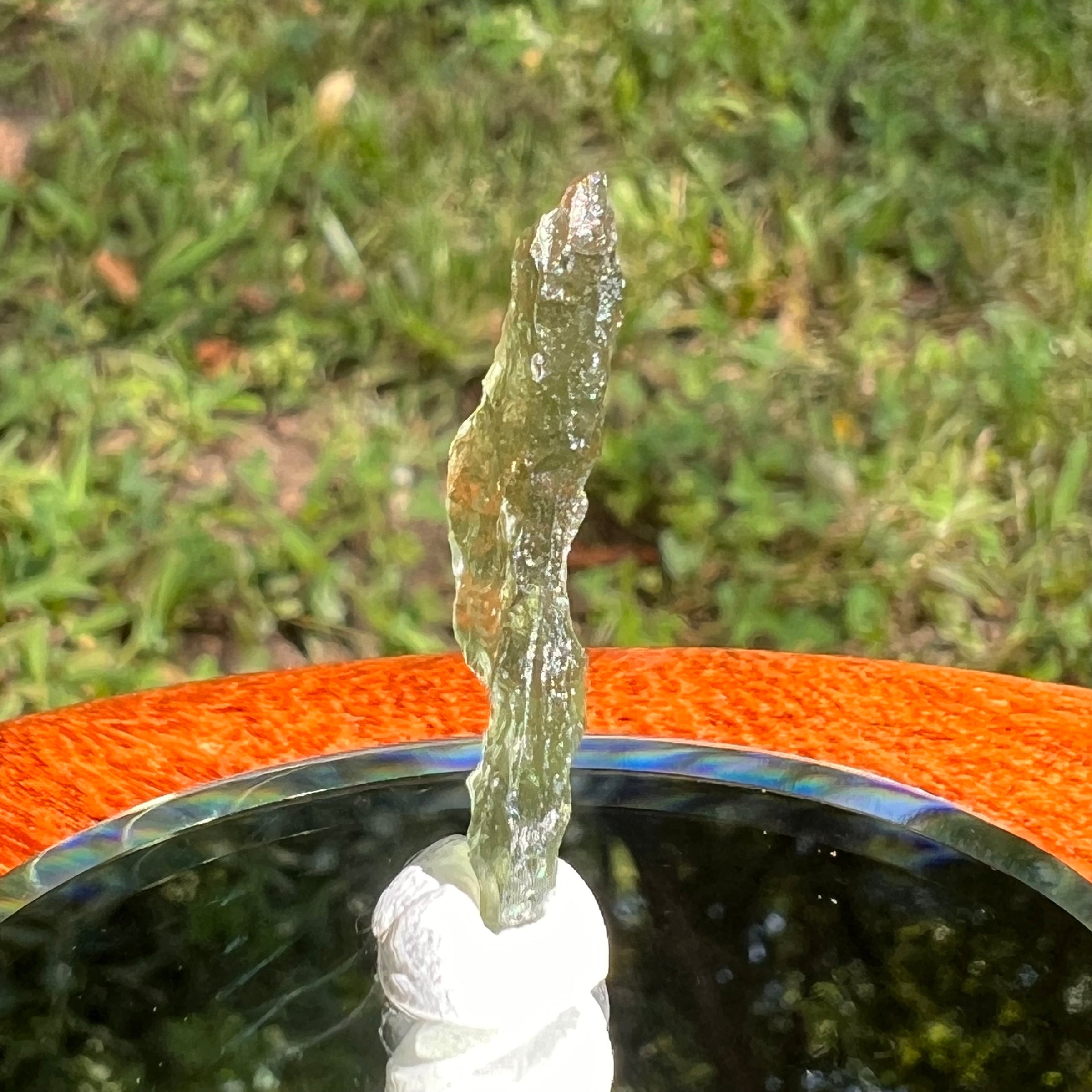 Moldavite 0.7 grams #1685-Moldavite Life