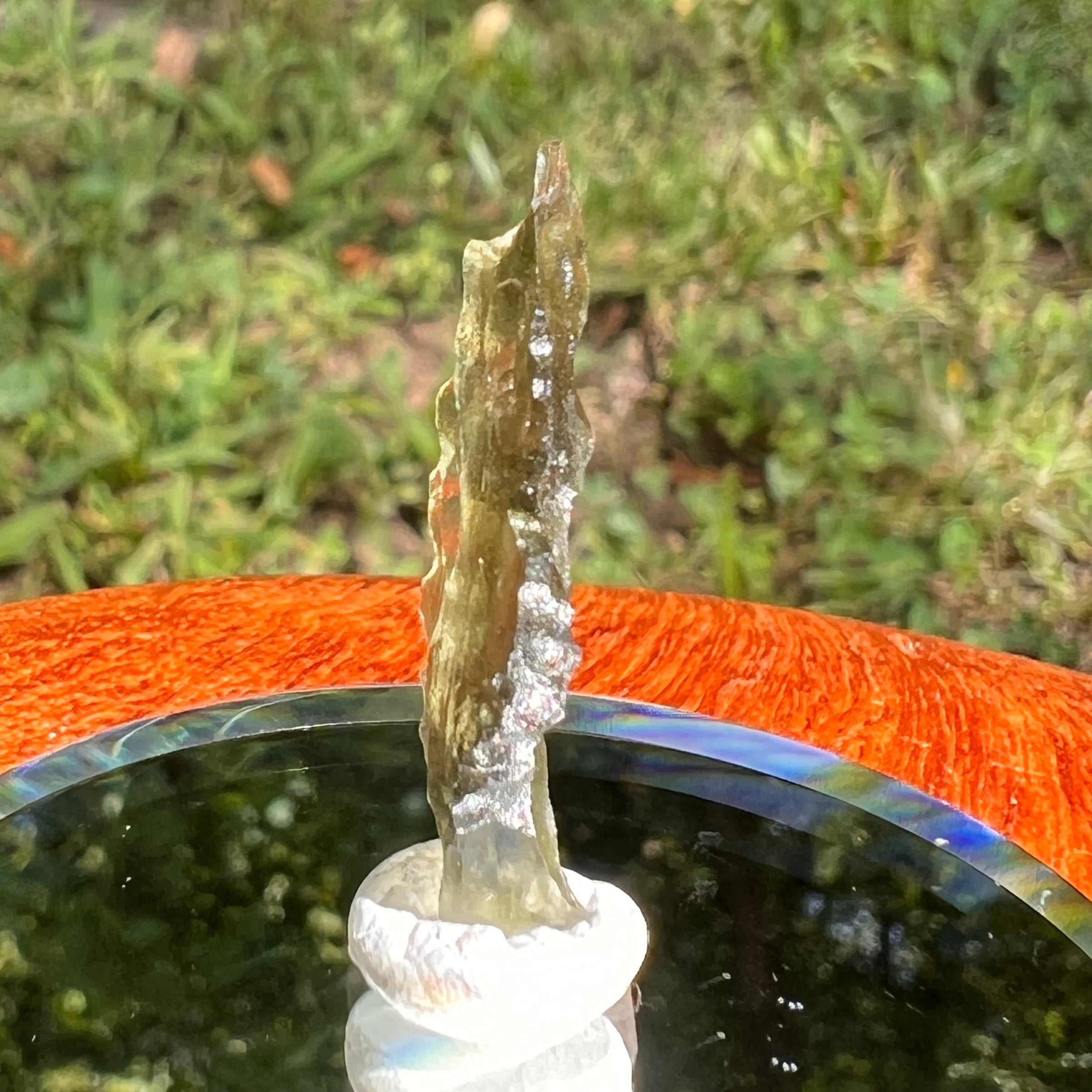 Moldavite 0.7 grams #1686-Moldavite Life