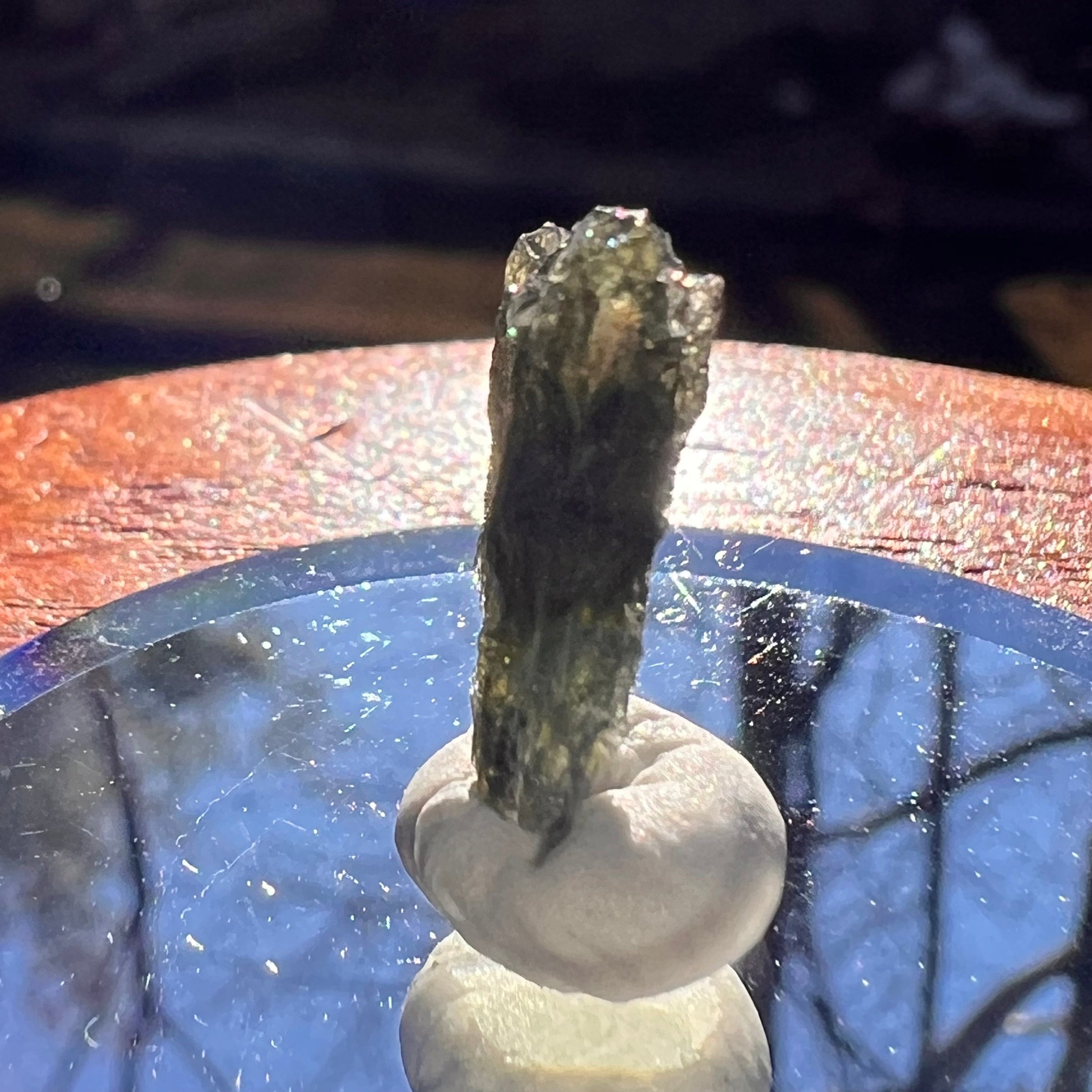 Moldavite 0.7 grams #1879-Moldavite Life