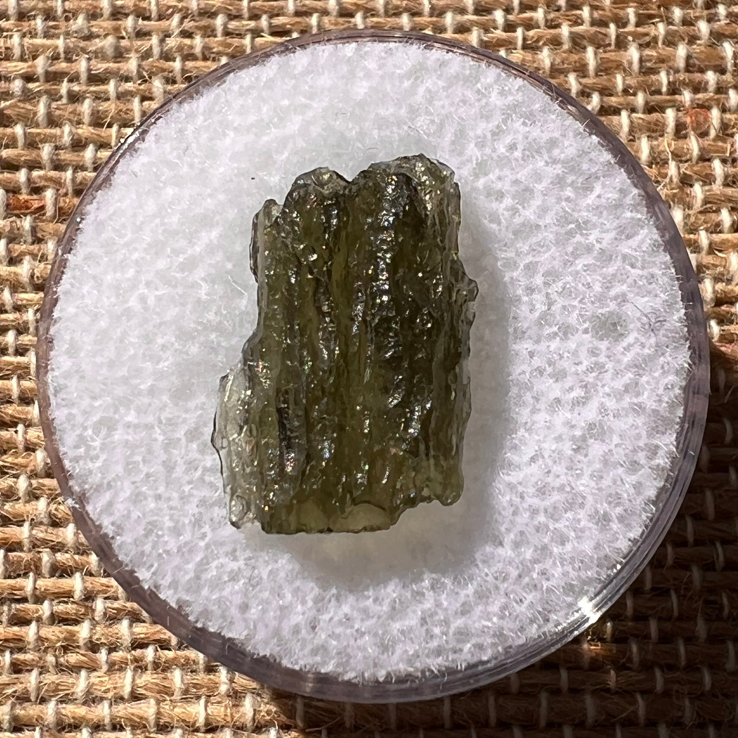 Moldavite 0.7 grams #1879-Moldavite Life