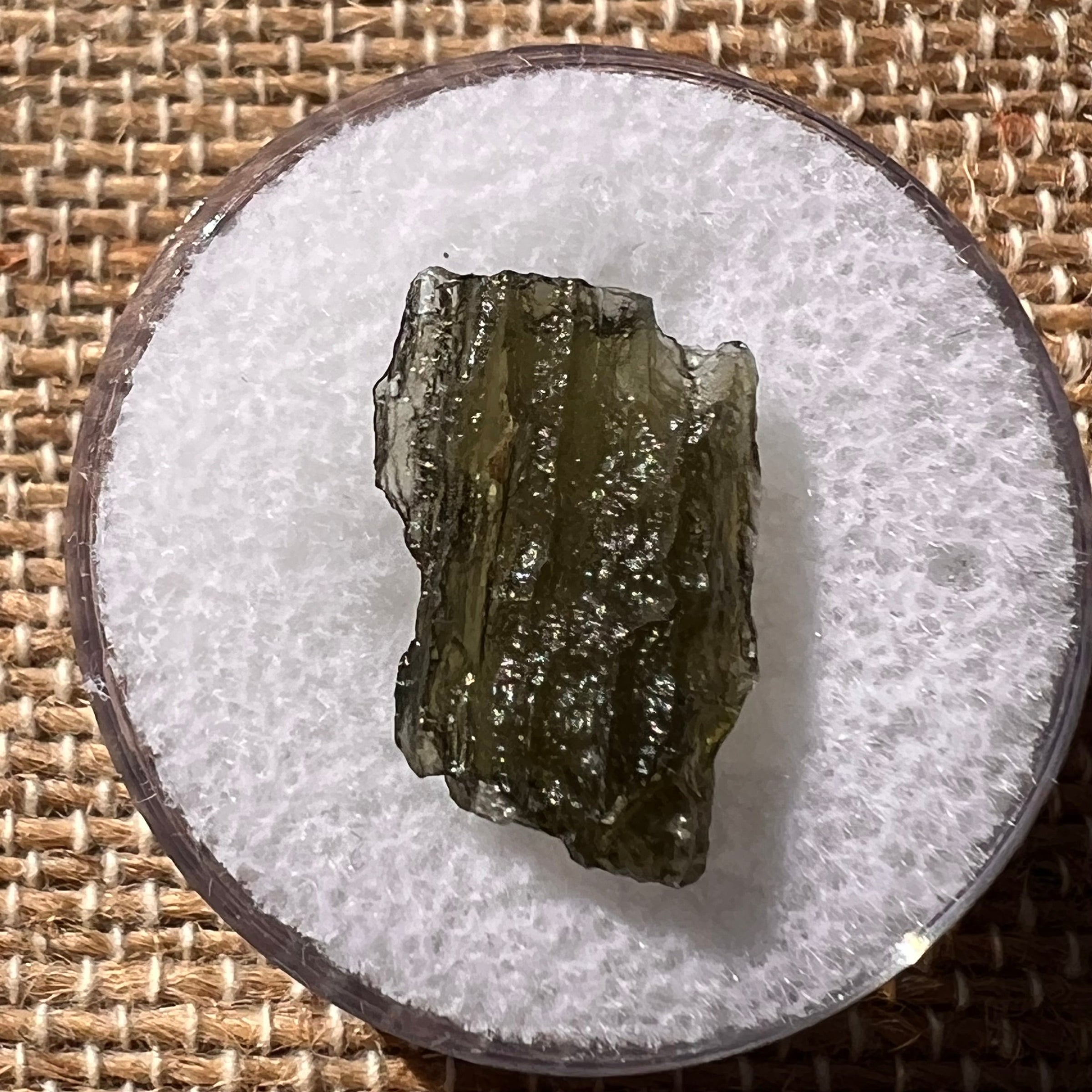 Moldavite 0.7 grams #1879-Moldavite Life