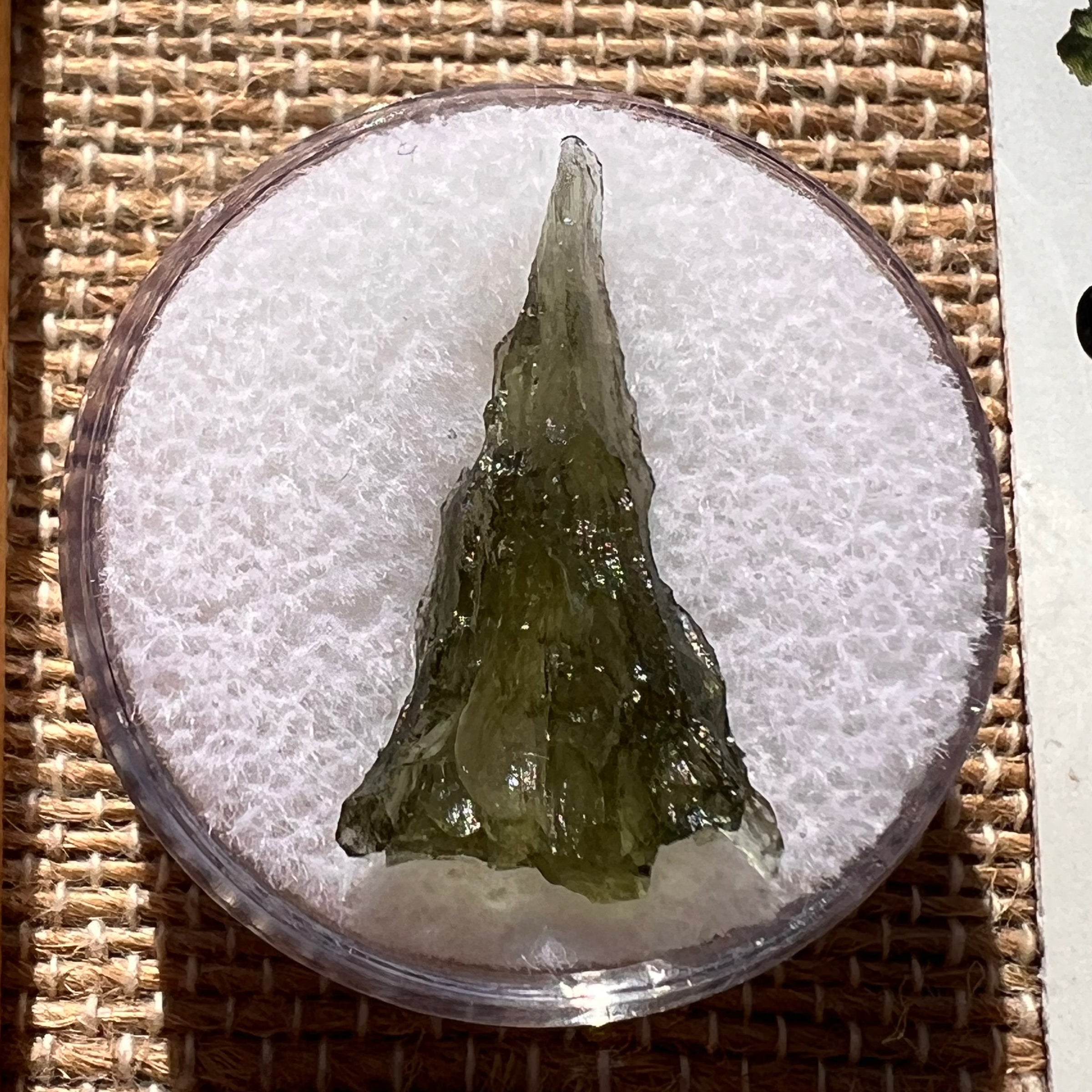 Moldavite 0.7 grams #1905-Moldavite Life