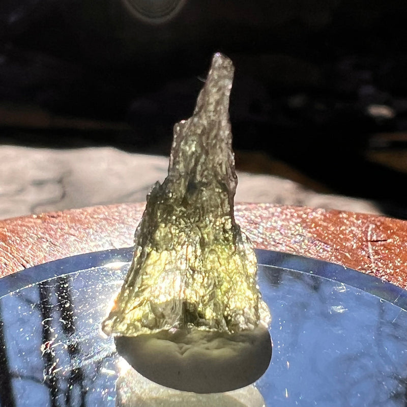 Moldavite 0.7 grams #1905-Moldavite Life