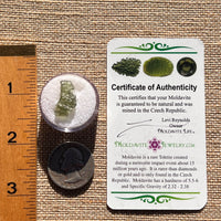 Moldavite 0.7 grams #1993-Moldavite Life