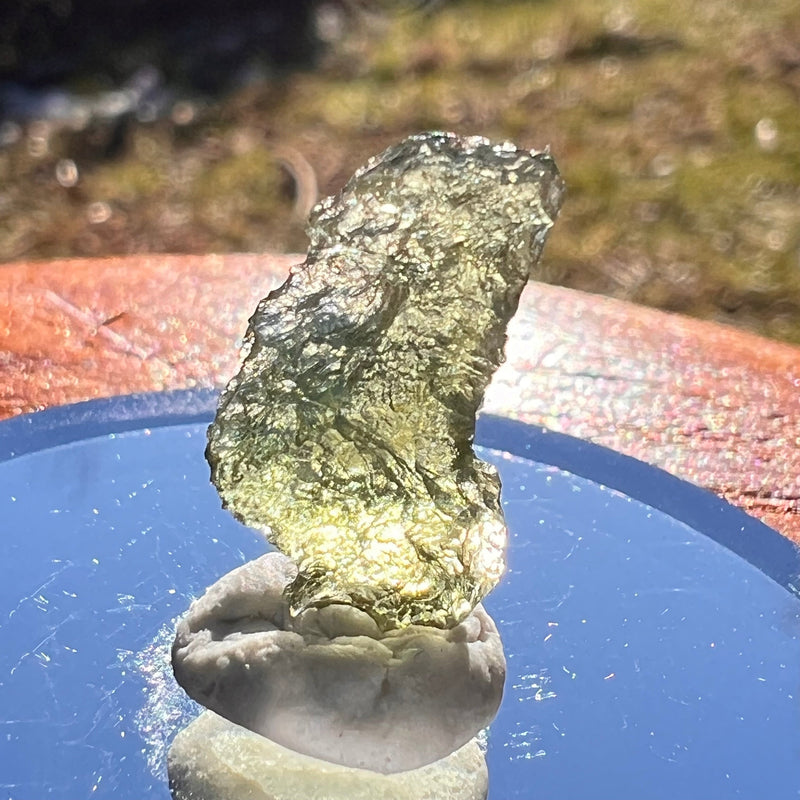 Moldavite 0.7 grams #1993-Moldavite Life