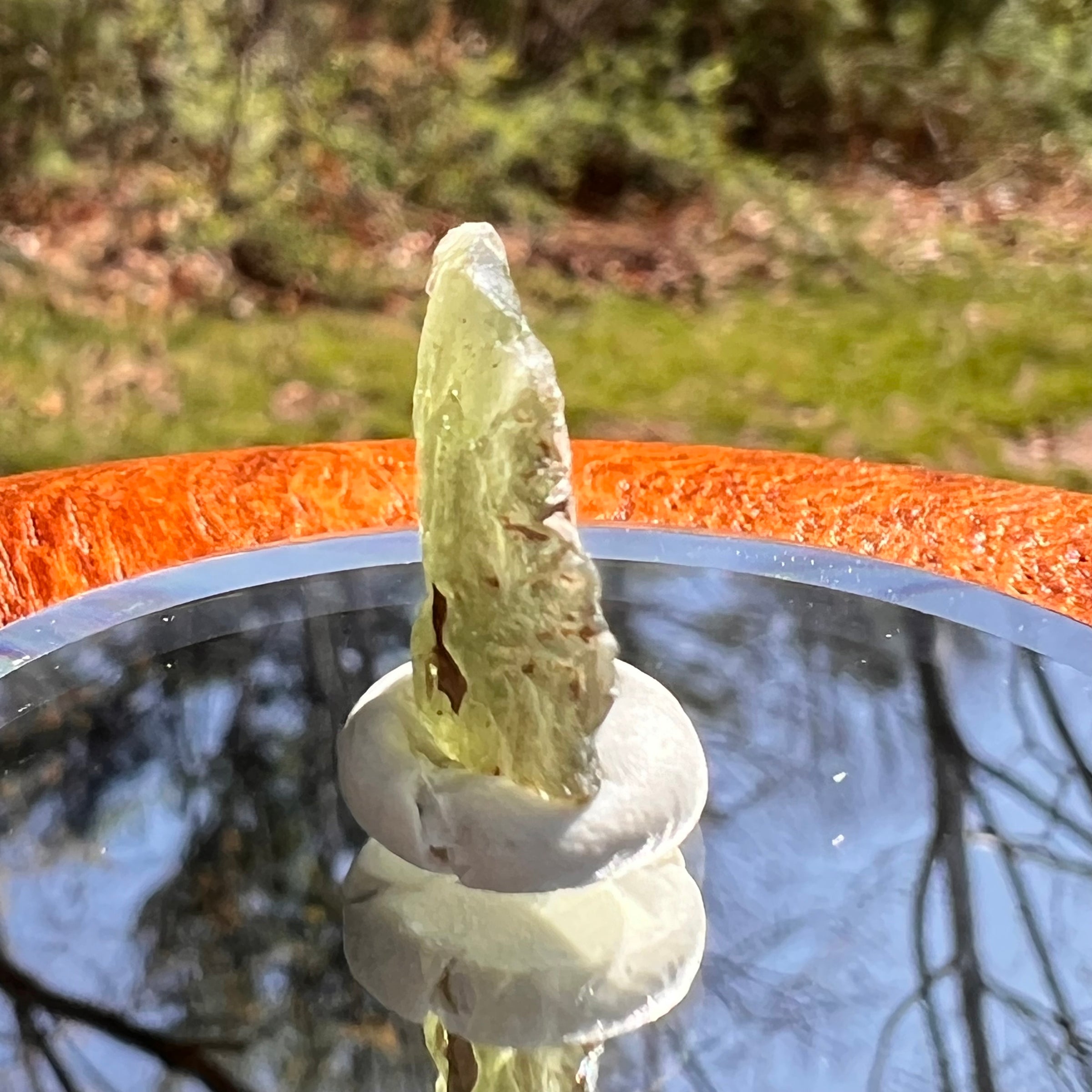 Moldavite 0.7 grams #2001-Moldavite Life
