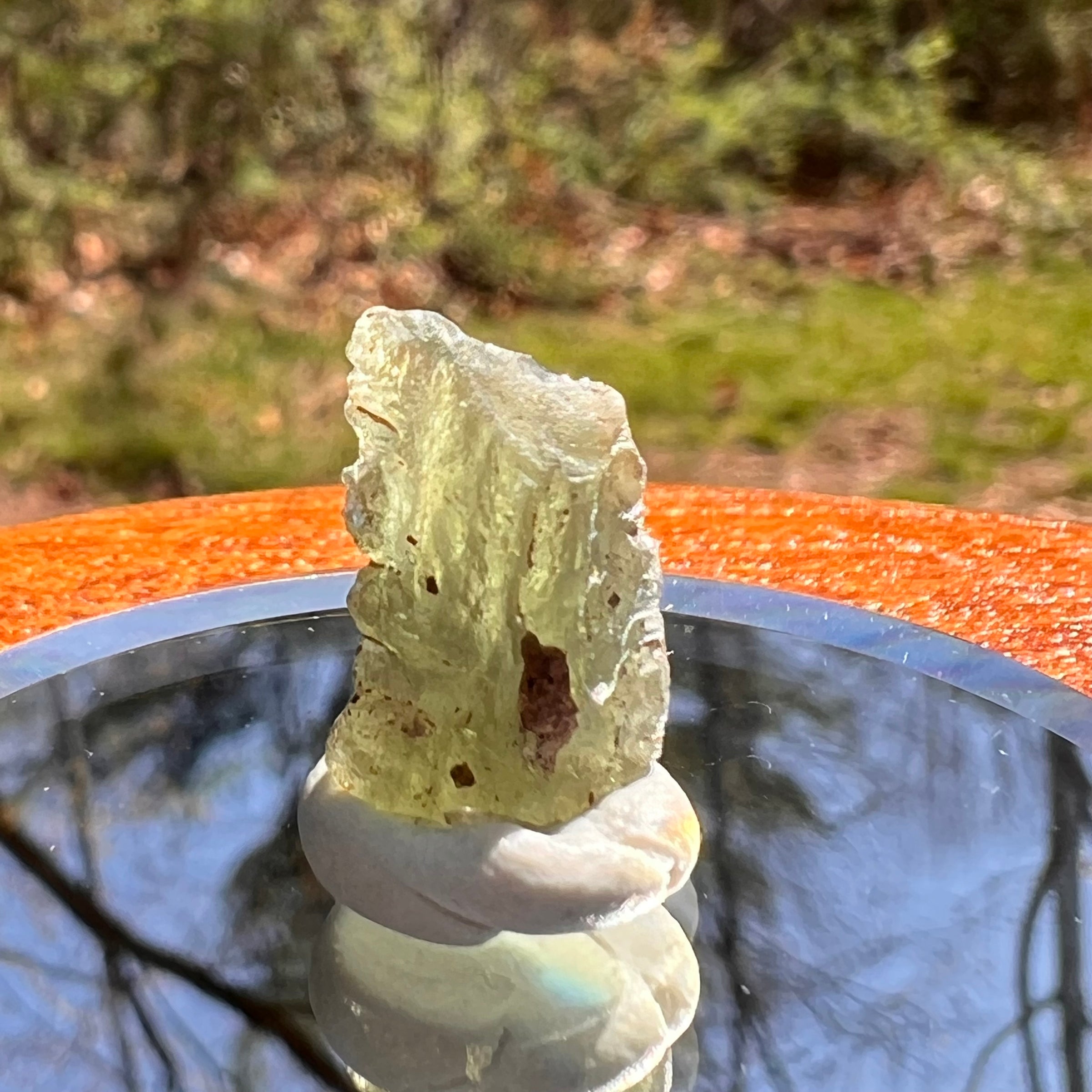 Moldavite 0.7 grams #2001-Moldavite Life