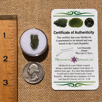 Moldavite 0.7 grams #2065-Moldavite Life