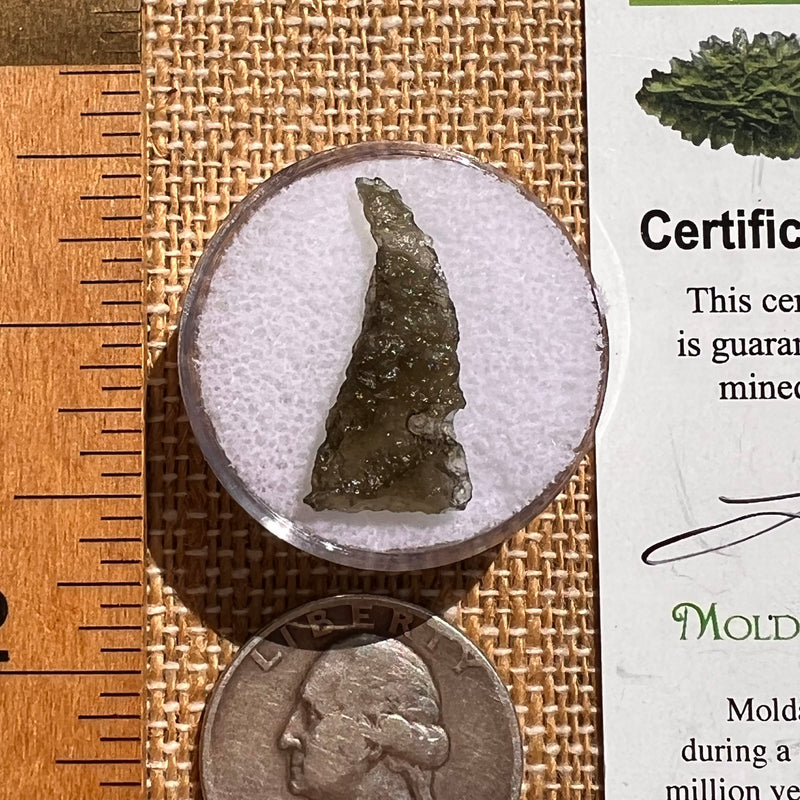 Moldavite 0.7 grams #2106-Moldavite Life