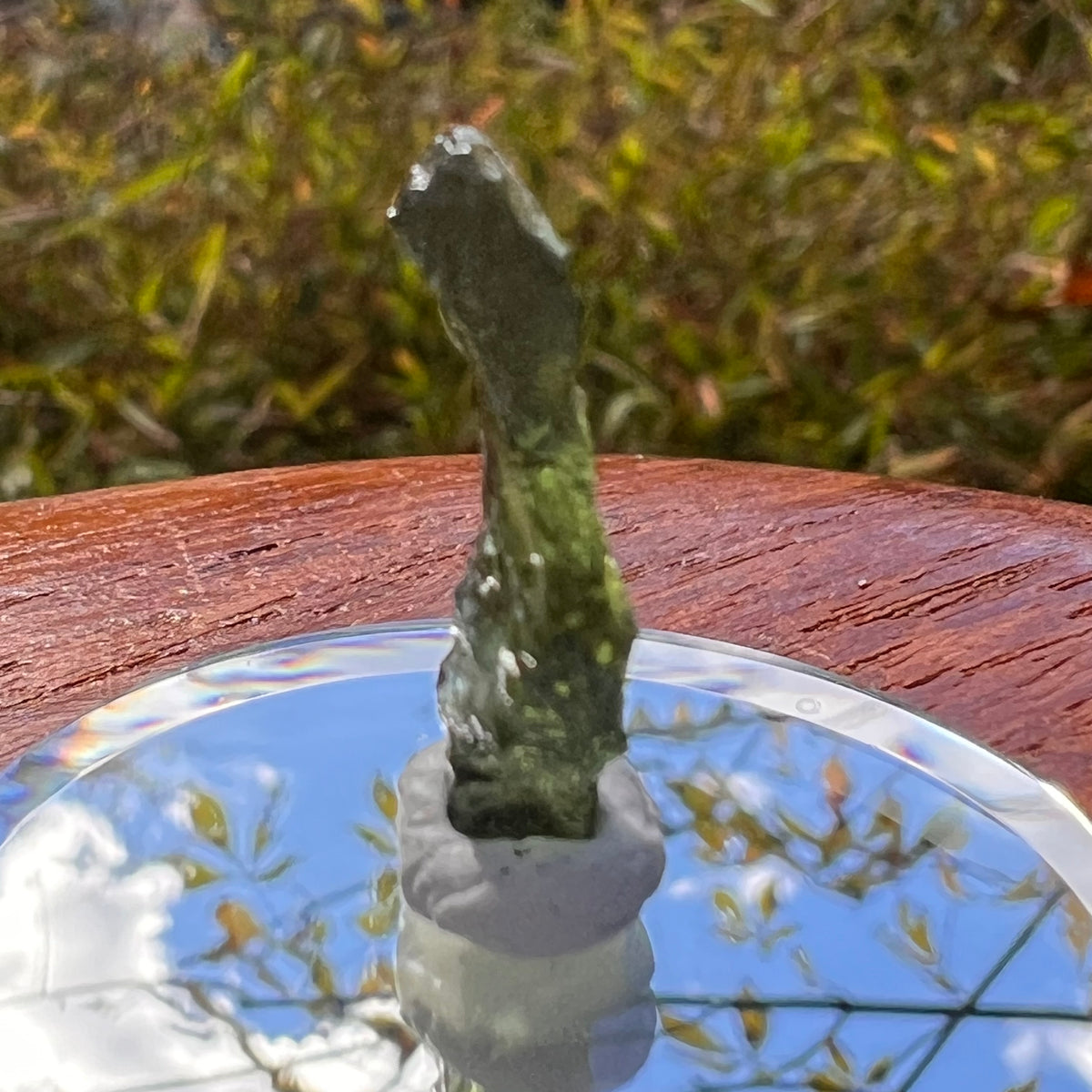 Moldavite 0.7 grams #2227-Moldavite Life