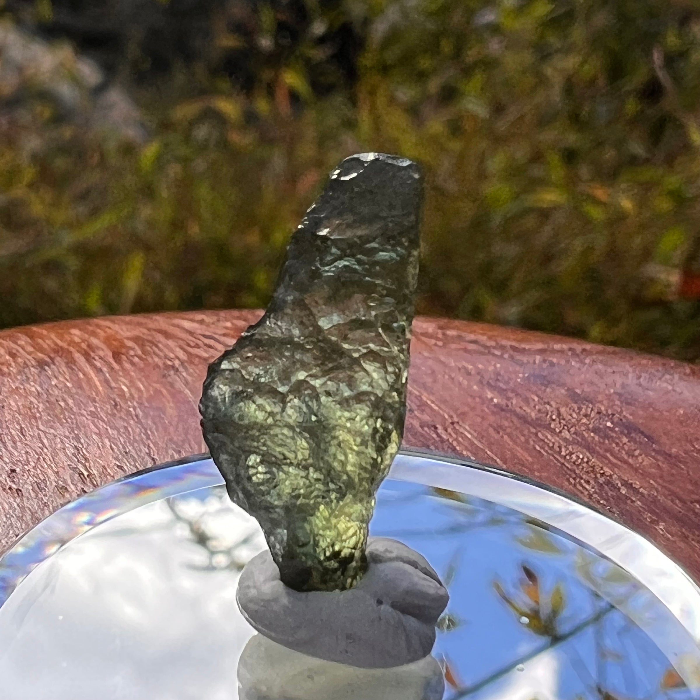 Moldavite 0.7 grams #2227-Moldavite Life