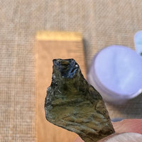 Moldavite 0.7 grams #2227-Moldavite Life