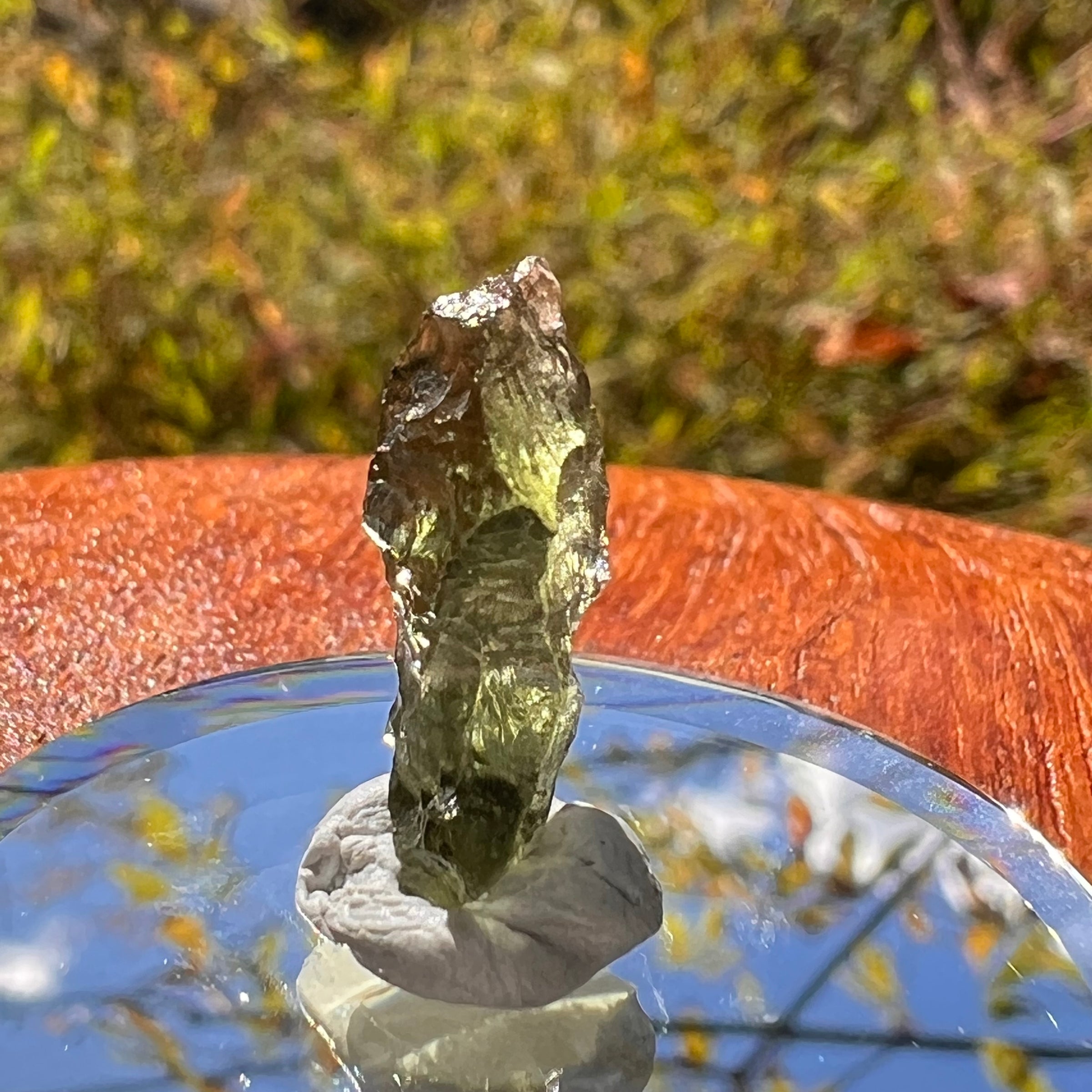 Moldavite 0.7 grams #2230-Moldavite Life