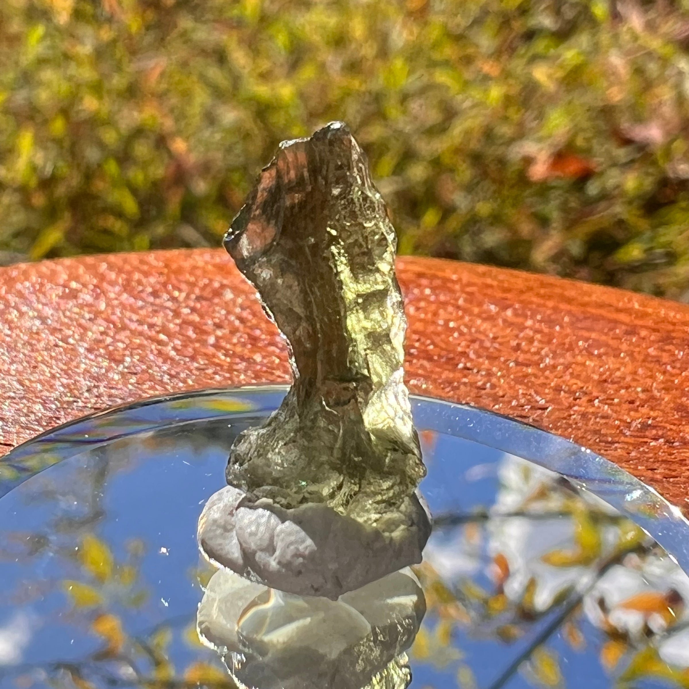 Moldavite 0.7 grams #2230-Moldavite Life