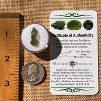 Moldavite 0.7 grams #2230-Moldavite Life
