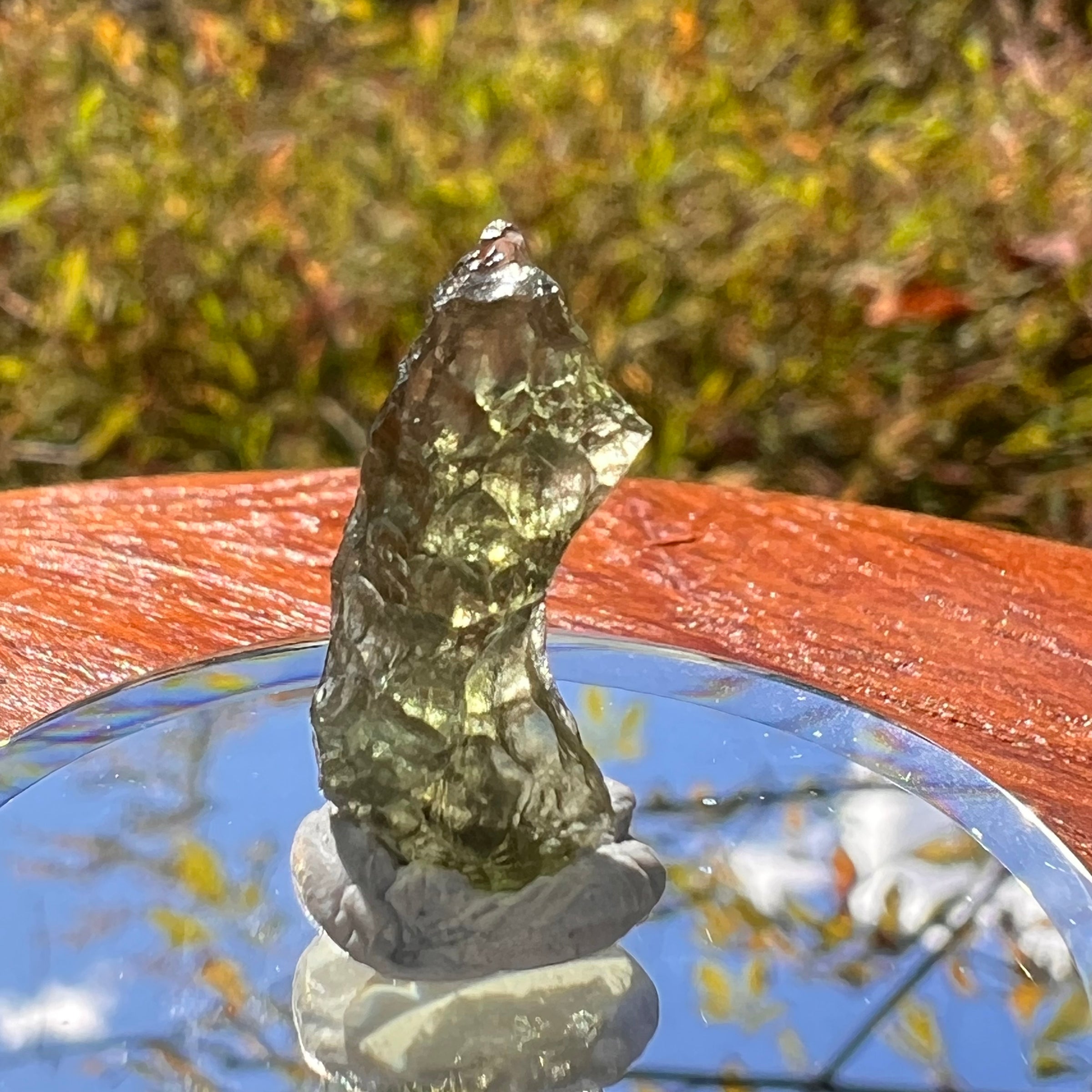 Moldavite 0.7 grams #2230-Moldavite Life