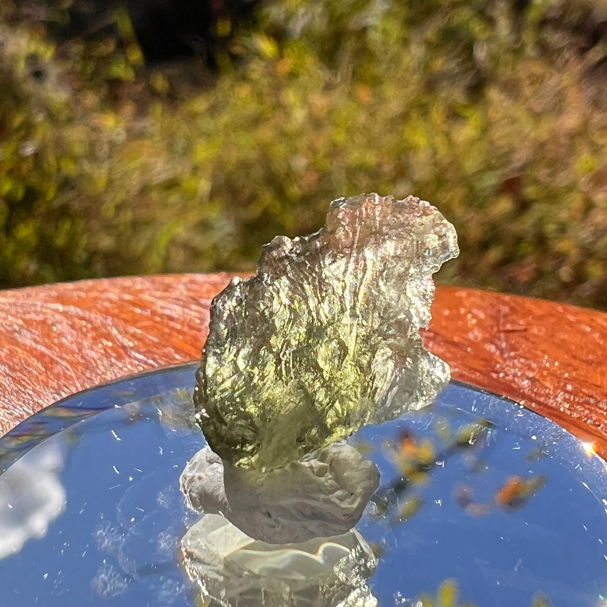 Moldavite 0.7 grams #2247-Moldavite Life