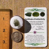 Moldavite 0.7 grams #2247-Moldavite Life