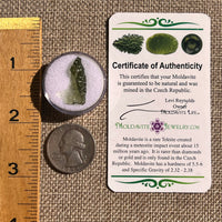 Moldavite 0.7 grams #2328-Moldavite Life