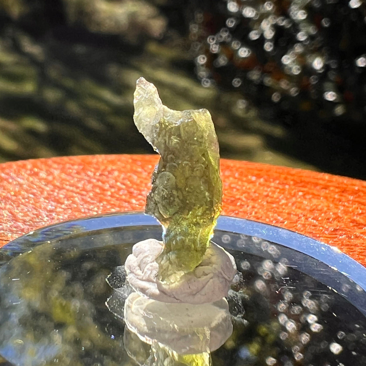 Moldavite 0.7 grams #2344-Moldavite Life