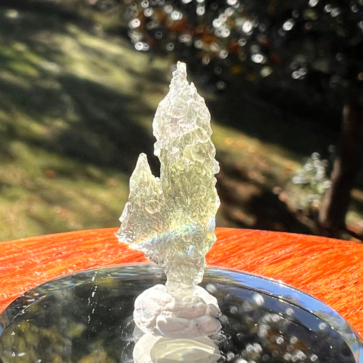 Moldavite 0.7 grams #2345-Moldavite Life