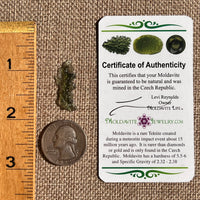 Moldavite 0.7 grams #2353-Moldavite Life