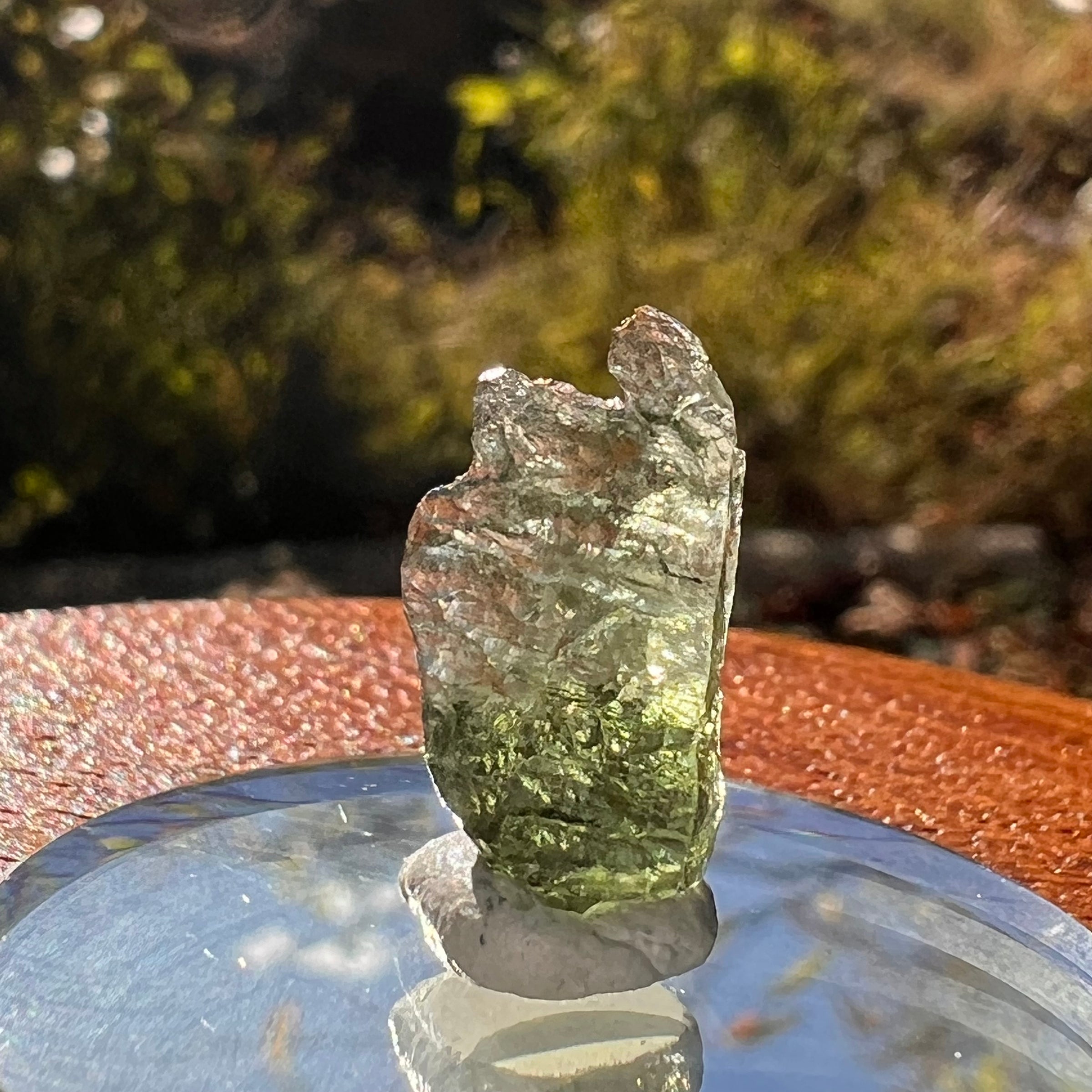 Moldavite 0.7 grams Natural Hole #2296-Moldavite Life