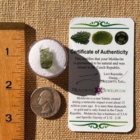 Moldavite 0.7 grams Natural Hole #2296-Moldavite Life