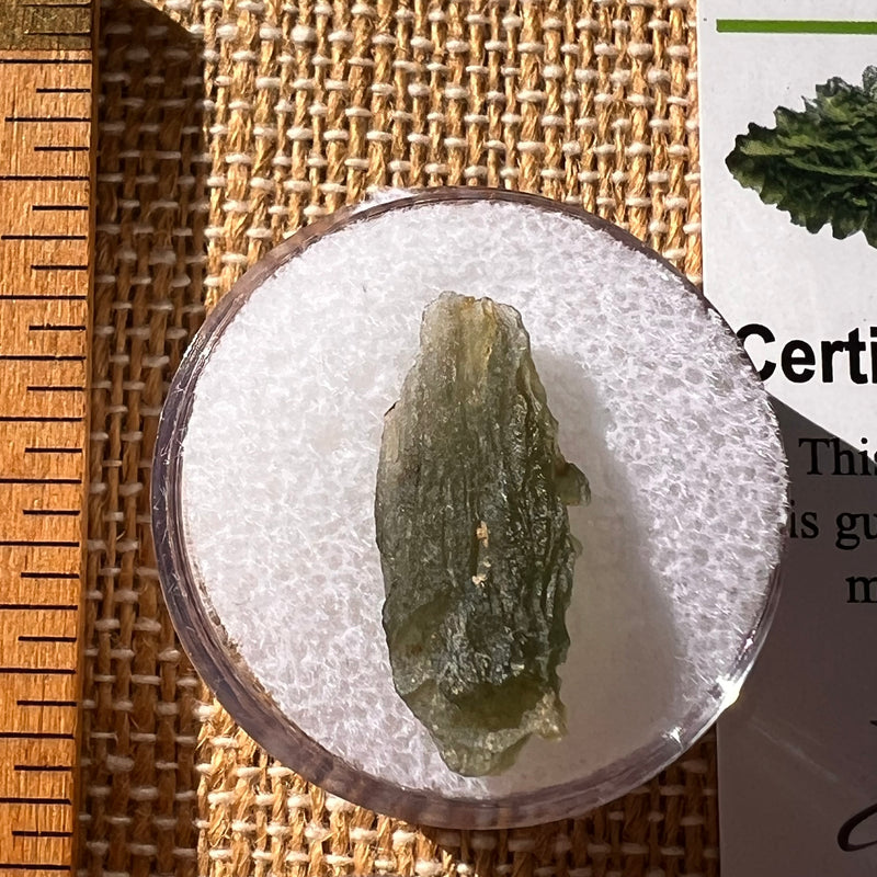 Moldavite 0.8 gram #2266-Moldavite Life