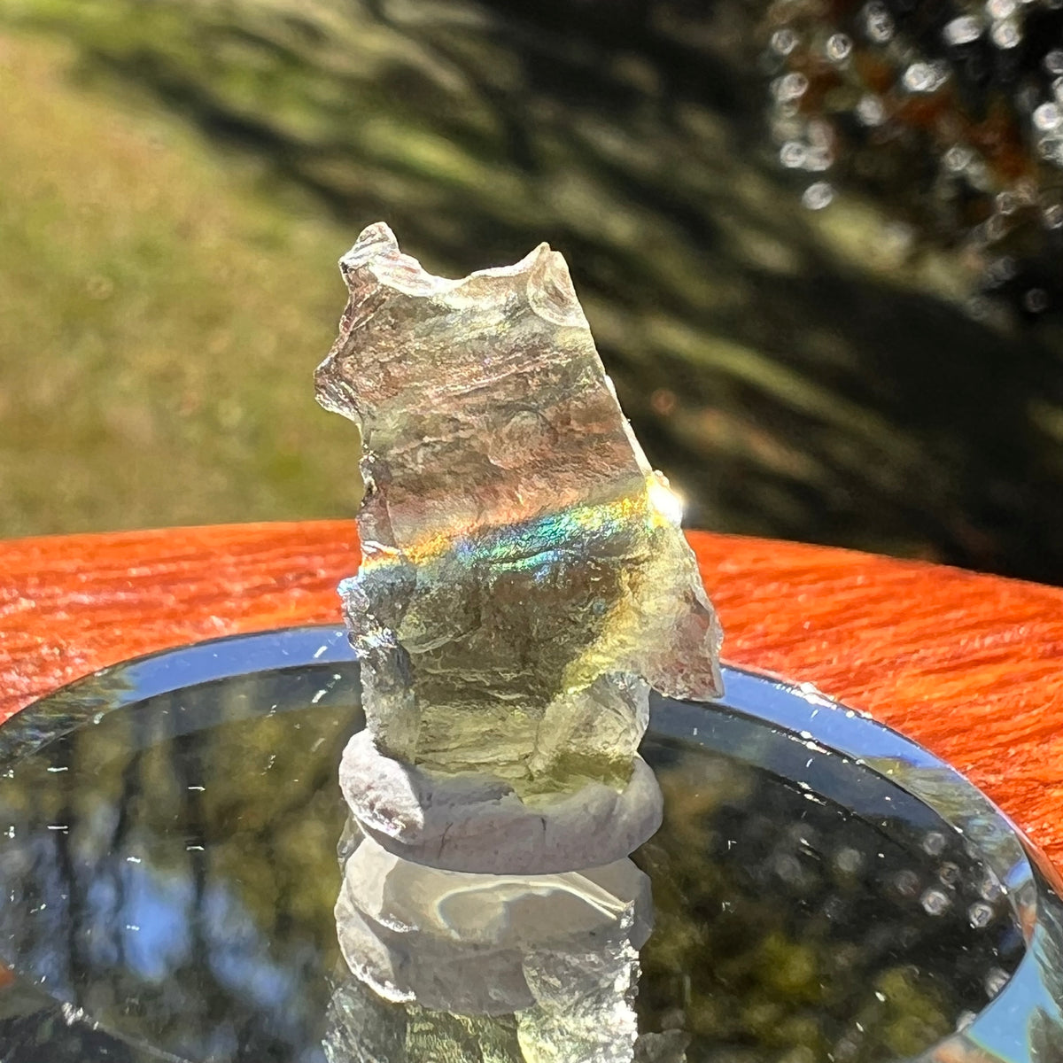 Moldavite 0.8 gram #2333-Moldavite Life
