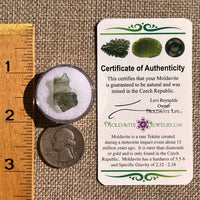 Moldavite 0.8 gram #2333-Moldavite Life