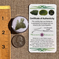 Moldavite 0.8 gram #2338-Moldavite Life