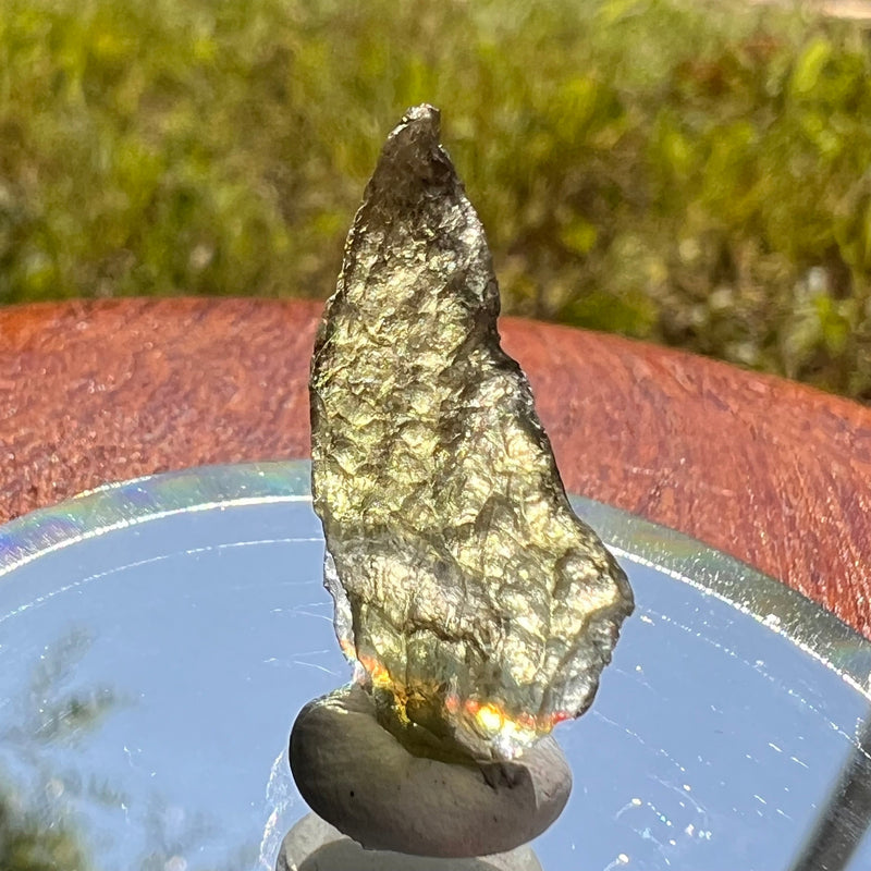 Moldavite 0.8 grams #1678-Moldavite Life