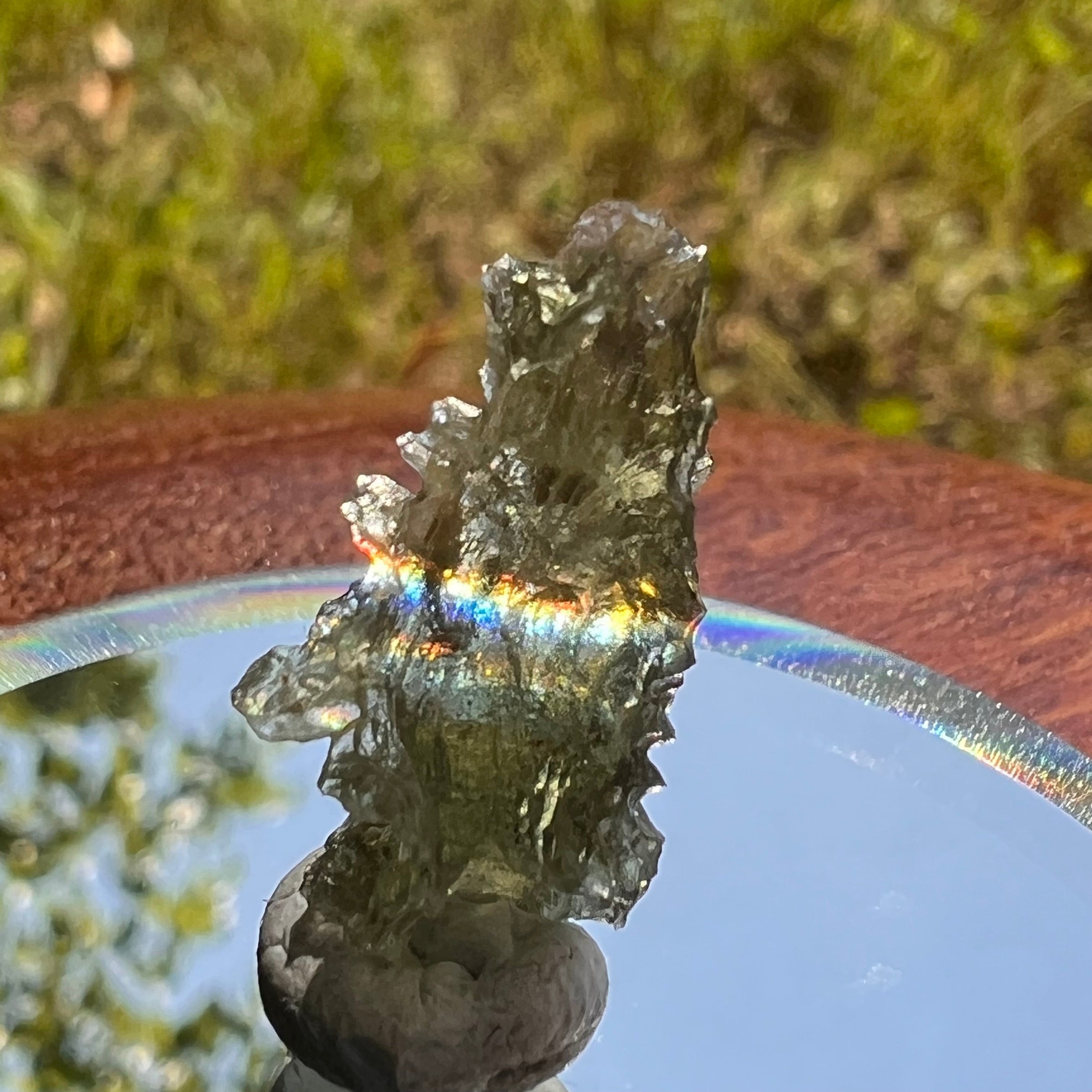 Moldavite 0.8 grams #1690-Moldavite Life